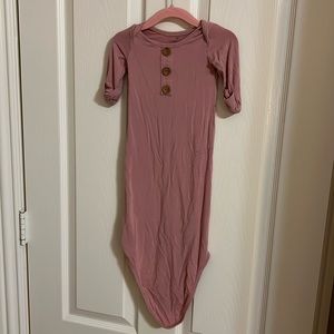 Caden Lane 0-3 month Knotted Gown